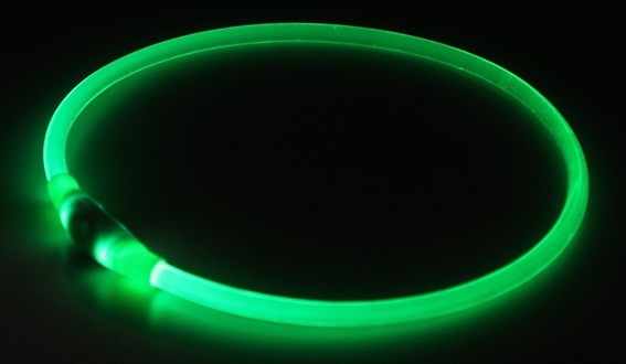 LED Collar Leuchtring, 65 cm Grün