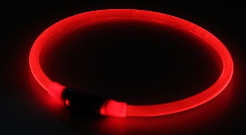 LED Collar Leuchtring, 65 cm Rot