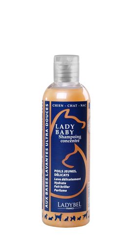 LADY BABY, Konzentriertes ultra-sanftes Shampoo, 1:9, 200 ml und 4 Ltr.