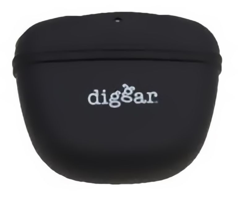 DIGGAR® Silikon Snackbeutel, schwarz