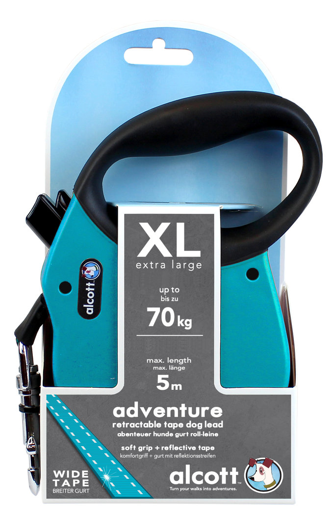 Abenteuer Rollleine XL, blau, 5 m, 70 kg