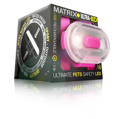 Matrix Ultra LED - Sicherheitslicht-Pink (Würfel)