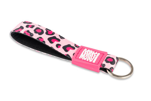 Schlüsselanhänger - Leopard Pink/Tag