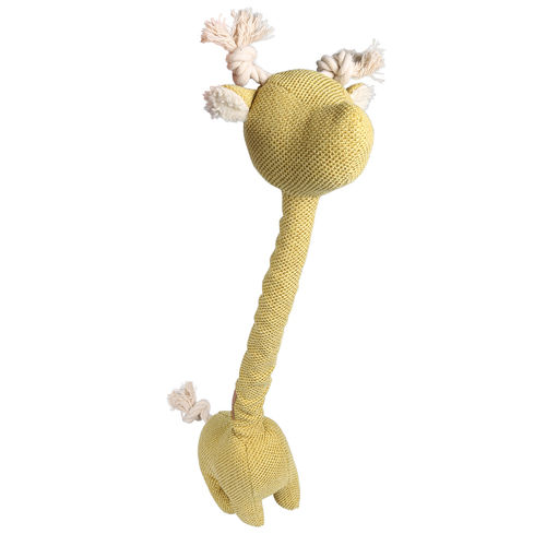 D&D HOME DOG TOY - Gelb CHENILLE GEORGE - 20x52cm