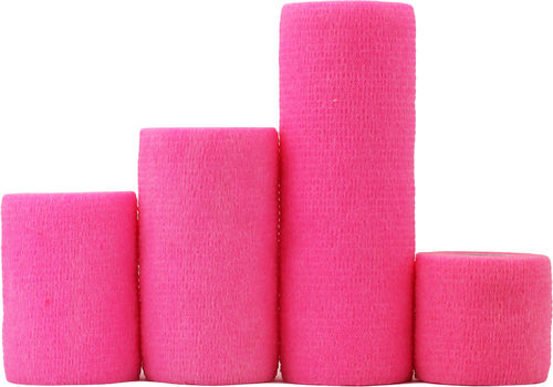 Tierbude Bandage Neon Pink, S, 5 cm x 4,5 m