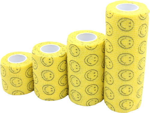Tierbude Bandage Yello Smile, S, 5 cm x 4,5 m