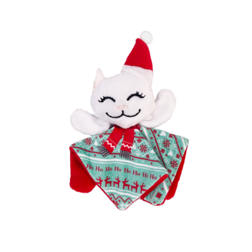 KONG Holiday Cat Crackles Santa Kitty